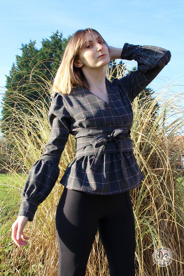 blouse melodie details creation inedite axellelaure