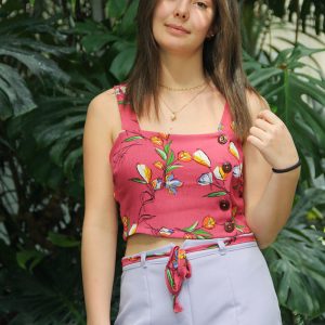 Crop top tulipe AxelleLaure