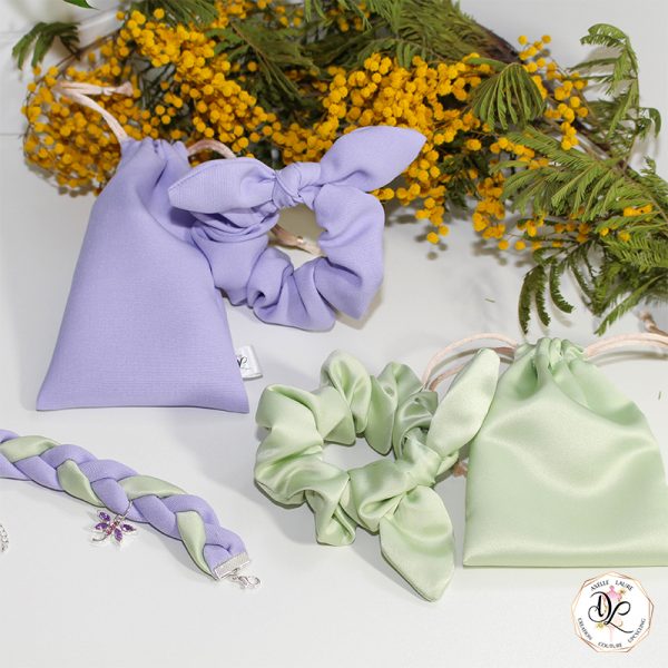 Ensemble Chouchou lilas et hortensia AxelleLaure