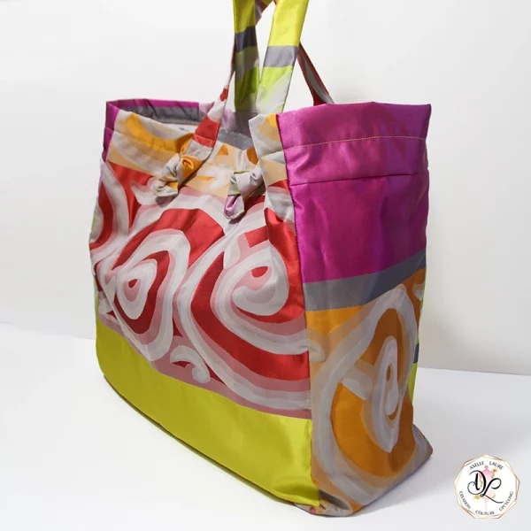 Sac cabas multicolor Upcycling AxelleLaure