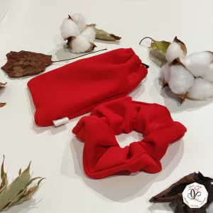 chouchou scrunchies Rouge AxelleLaure